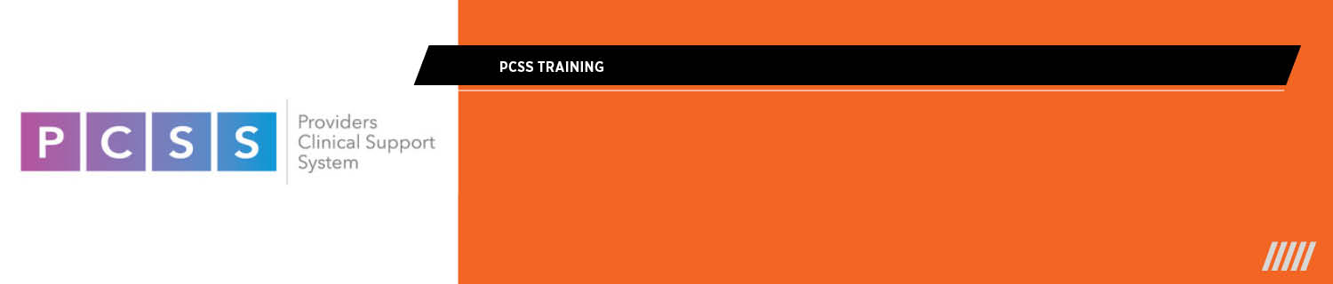 PCSS Training - August 22, 2024 Banner